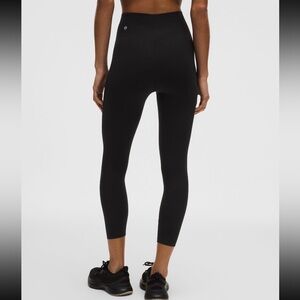LULULEMON Glow Up Super-High-Rise Tights size 8 25" black sculpting leggings